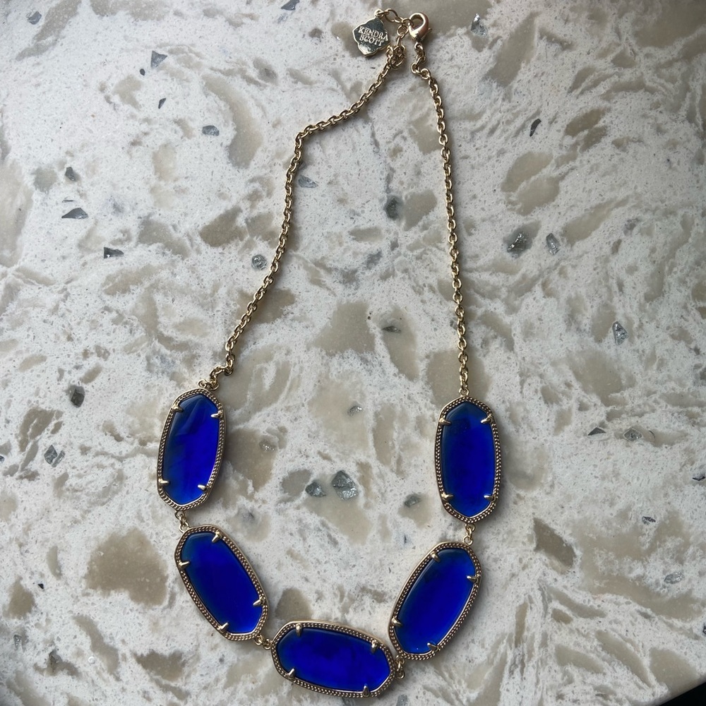 VINTAGE KENDRA SCOTT COBALT NECKLACE